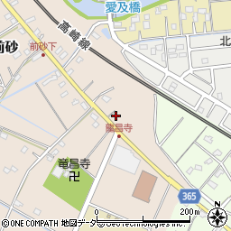 埼玉県鴻巣市前砂24周辺の地図