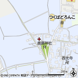 茨城県つくば市下平塚372周辺の地図