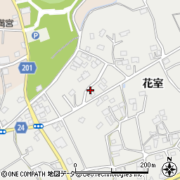 茨城県つくば市花室769周辺の地図