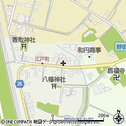 千葉県野田市関宿江戸町49周辺の地図