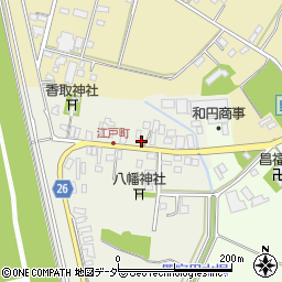 千葉県野田市関宿江戸町46周辺の地図