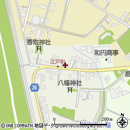 千葉県野田市関宿江戸町43周辺の地図