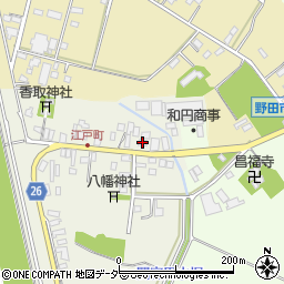 千葉県野田市関宿江戸町50周辺の地図