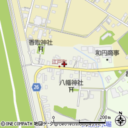 千葉県野田市関宿江戸町41周辺の地図