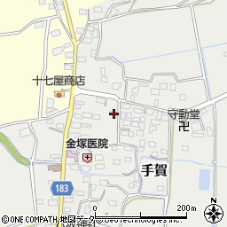 茨城県行方市手賀3133周辺の地図