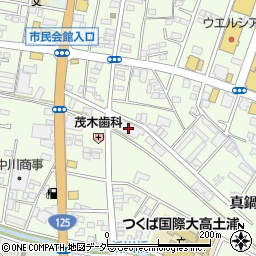 関鉄観光バス株式会社　本社周辺の地図
