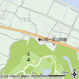 茨城県行方市山田105周辺の地図