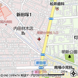 唐唐亭福井新田塚店周辺の地図