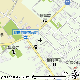 千葉県野田市関宿台町2610周辺の地図