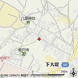 茨城県かすみがうら市大和田810周辺の地図