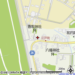千葉県野田市関宿江戸町32周辺の地図