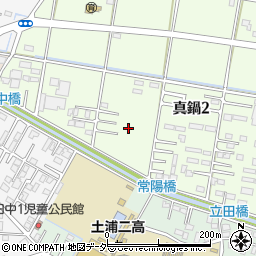 茨城県土浦市真鍋2丁目8周辺の地図