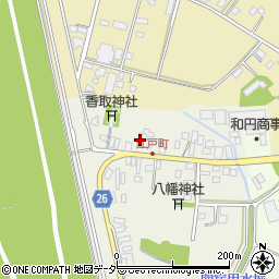 千葉県野田市関宿江戸町34周辺の地図