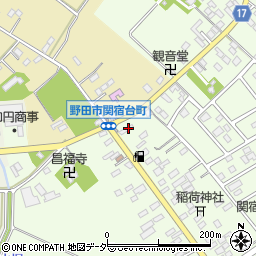 千葉県野田市関宿台町2595周辺の地図