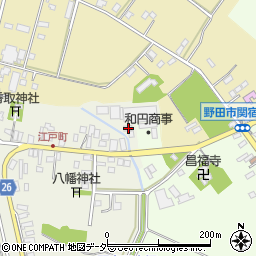 千葉県野田市関宿江戸町57周辺の地図