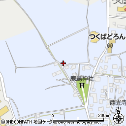 茨城県つくば市下平塚375周辺の地図