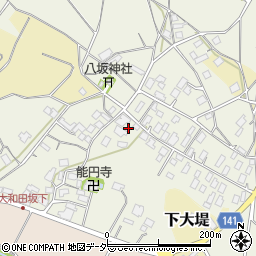茨城県かすみがうら市大和田808周辺の地図