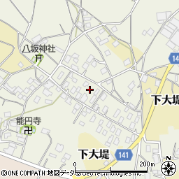 茨城県かすみがうら市大和田802周辺の地図