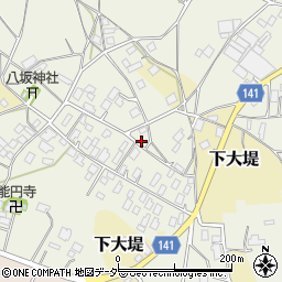 茨城県かすみがうら市大和田363周辺の地図