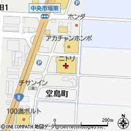 ホームファッションニトリ福井店周辺の地図