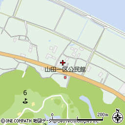 茨城県行方市山田1087周辺の地図