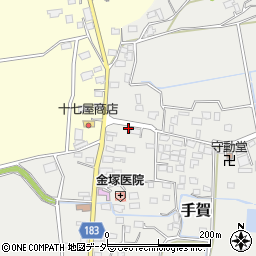 茨城県行方市手賀3135周辺の地図