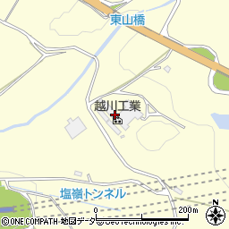 越川工業塩尻工場周辺の地図