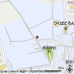 茨城県つくば市下平塚376周辺の地図