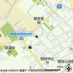 千葉県野田市関宿台町2601周辺の地図