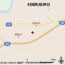 福井県勝山市村岡町周辺の地図