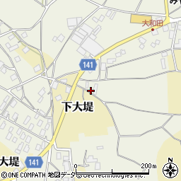 茨城県かすみがうら市大和田683周辺の地図