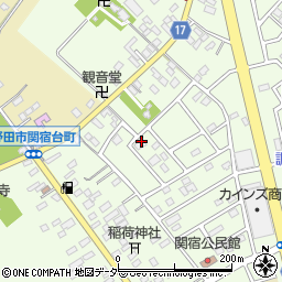 千葉県野田市関宿台町2670-1周辺の地図