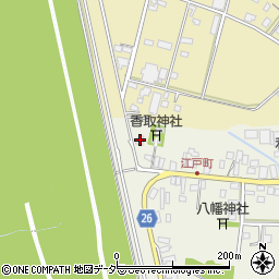 千葉県野田市関宿江戸町30周辺の地図