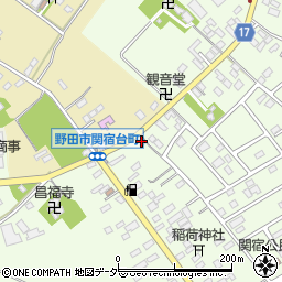 千葉県野田市関宿台町2600周辺の地図