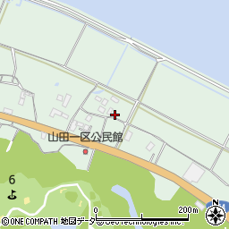 茨城県行方市山田901周辺の地図