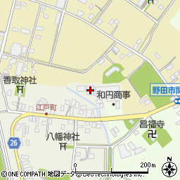 千葉県野田市関宿江戸町55周辺の地図
