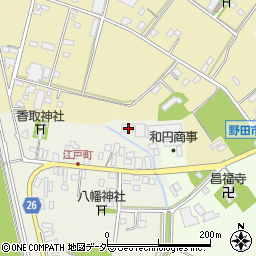 千葉県野田市関宿江戸町54周辺の地図