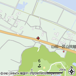 茨城県行方市山田1077周辺の地図