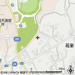 茨城県つくば市花室773周辺の地図