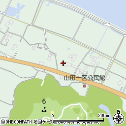 茨城県行方市山田915周辺の地図