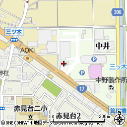 埼玉県鴻巣市中井367周辺の地図