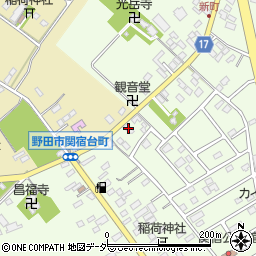 千葉県野田市関宿台町2605周辺の地図