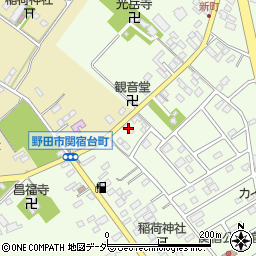 千葉県野田市関宿台町2605周辺の地図