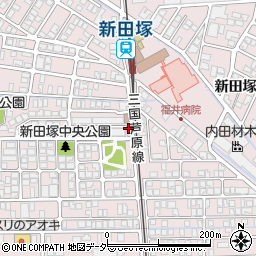新田塚会館周辺の地図