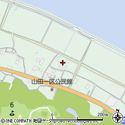 茨城県行方市山田905周辺の地図