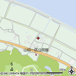 茨城県行方市山田907周辺の地図