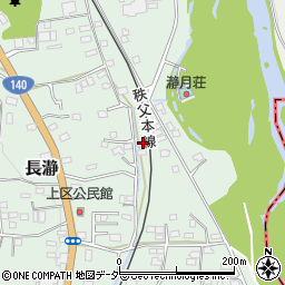 埼玉県秩父郡長瀞町長瀞893周辺の地図