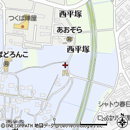 茨城県つくば市下平塚869周辺の地図