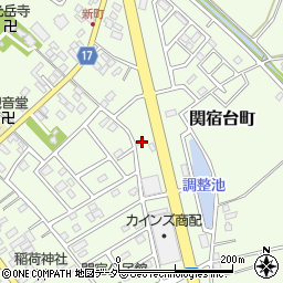 千葉県野田市関宿台町2746周辺の地図