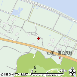 茨城県行方市山田1080周辺の地図